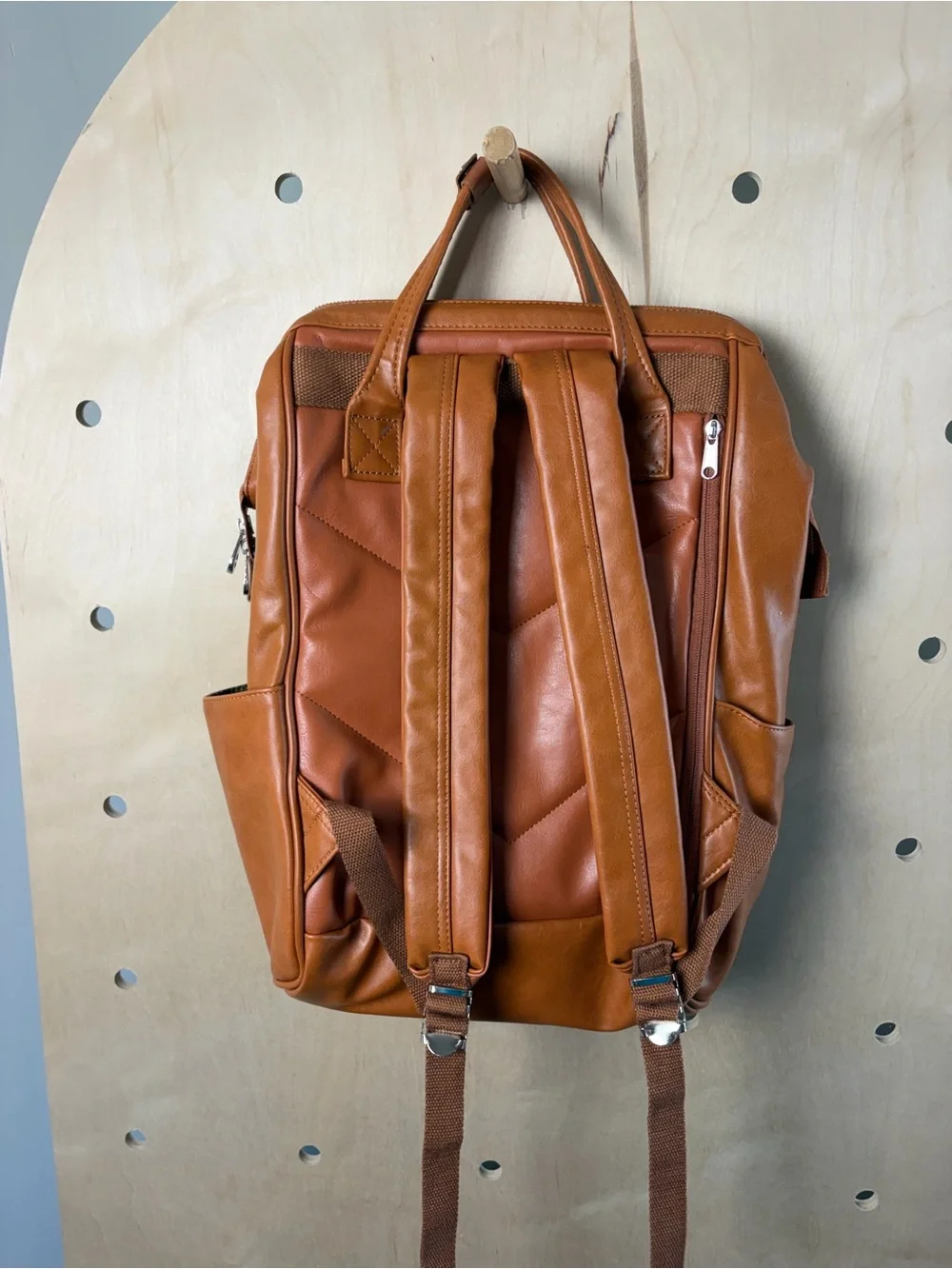 Anello Designed in Japan Smooth Leather Backpack Laptop Storage